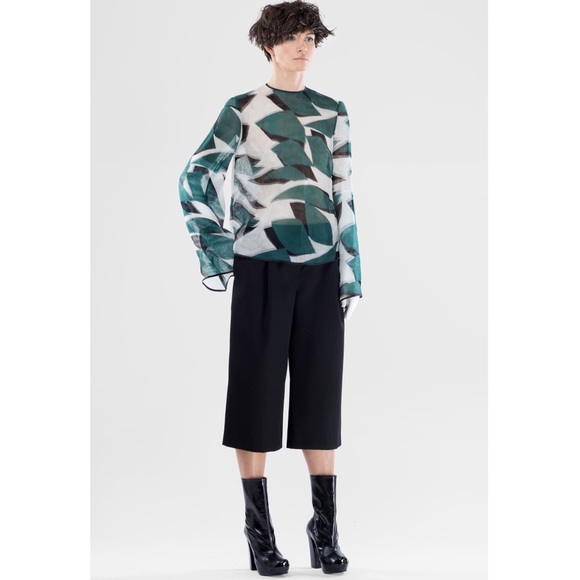 Silk Printed Pattern Blouse - Picture 7 of 8